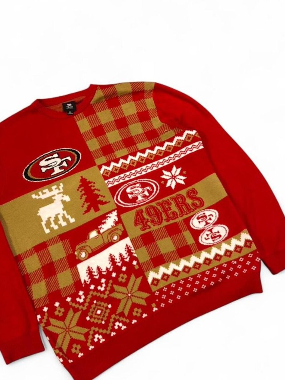 49ers Christmas Sweater Men’s 2XL Holiday Winter Wear NFL San Francisco Knit